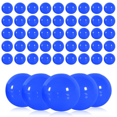 GOCUODE 50 Stück Lotterie Kugeln Bälle zum Öffnen Befüllen,3cm Tombola-Bälle,Lotterie-Hohlkugeln Kleine Befüllbare für Partygeschenke,Party Event Requisiten (Blau)