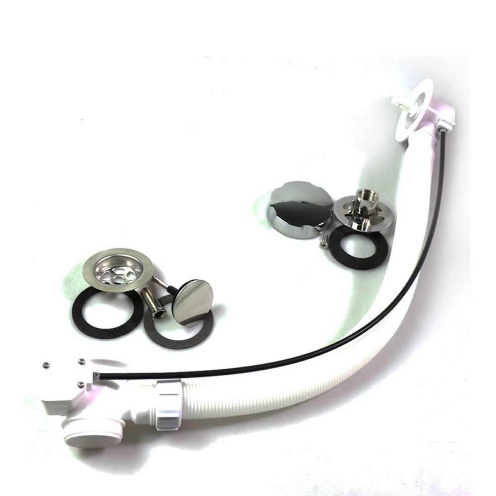 Talea Bath Tube Drainer,Drainage Waste System.XJ148-U, Black - Image 3
