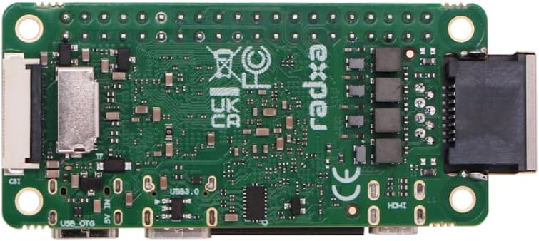Radxa Zero 3E,RK3566,4-core CPU SBC,LPDDR4,Single Board Computer(Radxa Zero 3E 2GB with GPIO)