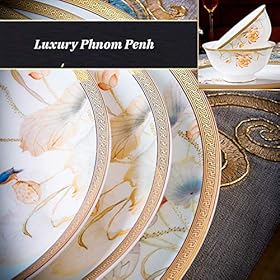 Elevate Your Dining Experience: Buy the Exquisite 52-Piece European Lotus Bone China Dinnerware Set – SnamicE