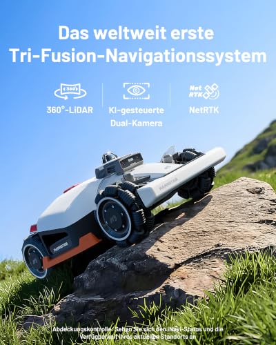 MAMMOTION LUBA 3 AWD 3000 Mähroboter mit Reinigungsständer für 3000㎡ – Ansicht 2
