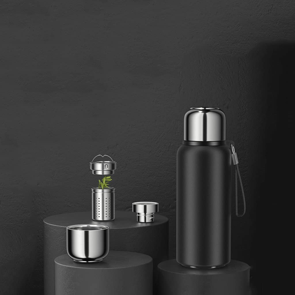Edelstahl Wasserflasche Große Kapazität Wasserflasche Mode isolierte Wasserflasche Halten Sie die heiße Wasserflasche