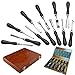 Price comparison product image 12PC PRO Wood Chisel Carving CRV Professional Carpenters Tool Set Hand in CASE