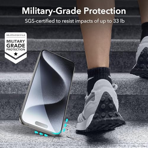 Image of Military-Grade Gorilla Tempered Glass For iPhone 17 Pro | 9H Hardness, Edge-to-Edge, Bubble-Free