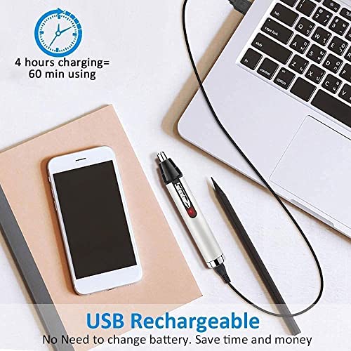 4-in-1-Nose-Hair-Trimmer-for-Women-Electric-Ear-and-Nose-Trimmer-USB-Rechargeable-Eyebrow-Facial-Ear-Hair-Trimmer-Nose-Hair-Clippers-Shaver-for-Bathroom-Razor