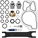 High Pressure Oil Pump HPOP Master Service Kit & Hoses Lines & Crossover Kit for Ford 7.3L Powerstroke Diesel engines F-series E-series Excursion 1999 2000 2001 2002 2003 Complete Set 38 PCS