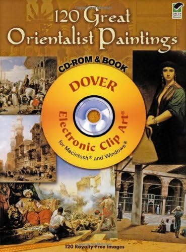 Dover 120 Great Orientalist Paintings CD-ROM and Book