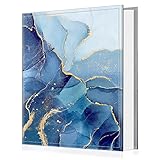 Fintie Photo Album 4x6 Photos - 300 Pockets Large Capacity Premium Vegan Leather Albums Book Cover for Family Wedding Anniversary Baby Vacation Pictures, Ocean Marble