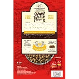 Stella chewys raw coated kibble chicken recipe dog food 22lb  urban country home decor