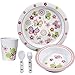 Brunner Butterfly Kids Girl 3+ Ensemble de Vaisselle pour Enfant
