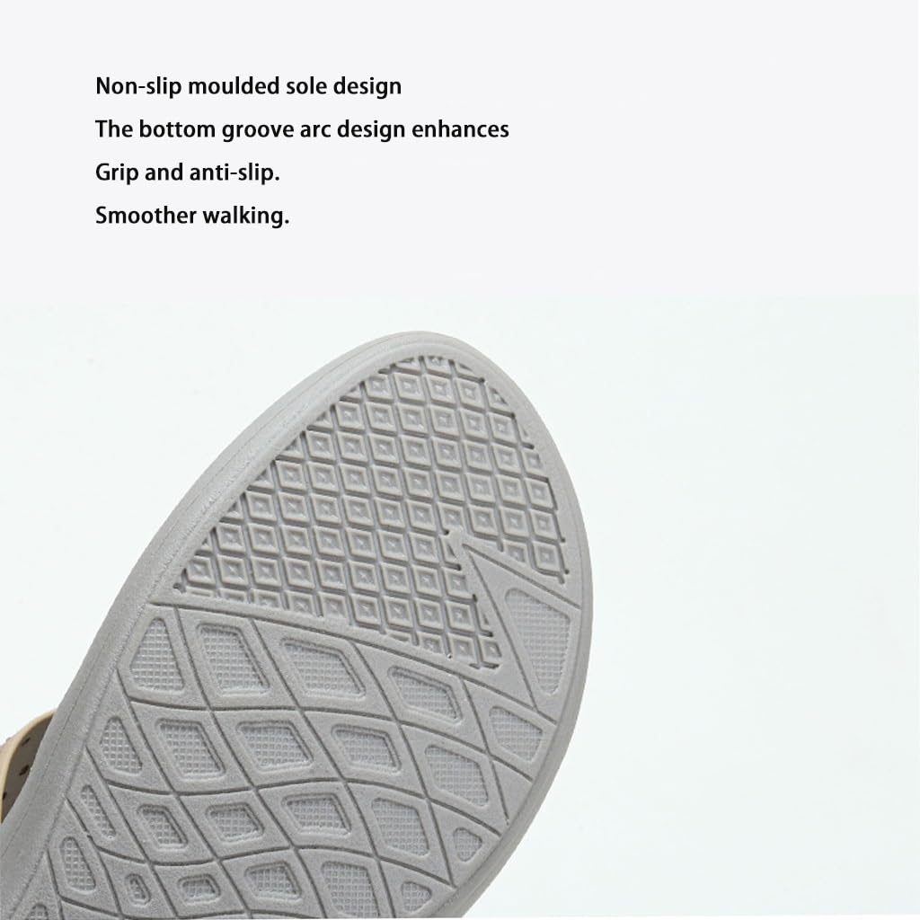 Chanclas para Mujer, Playa de Verano, Sandalias, Zapatillas con Punta Abierta para Exteriores, para Playas, Viajes, Vacaciones (marrón, 38 EU)