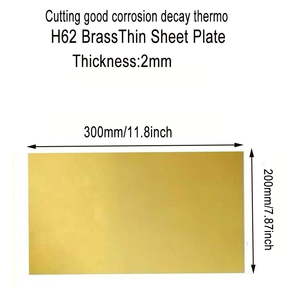 blacha miedziana， H62 Mosiężna blacha cienka folia rolka metalowa grubość zębatki(200mm x 300 mm)