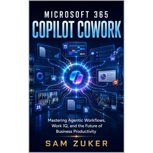 Microsoft 365 Copilot COWORK Audiolibro Por Sam Zuker arte de portada