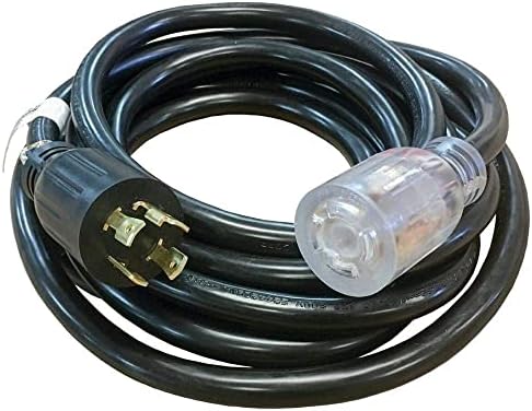 Reliance Controls PC3020 PC3020K Generator Power Cord, Black