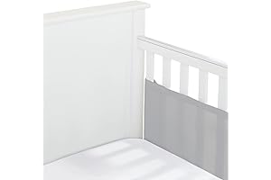 Original breathable mesh crib liners to protect infants