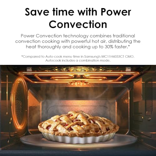 samsung 12 cu ft countertop convection microwave with air fry black glass mc12db8700ckaa