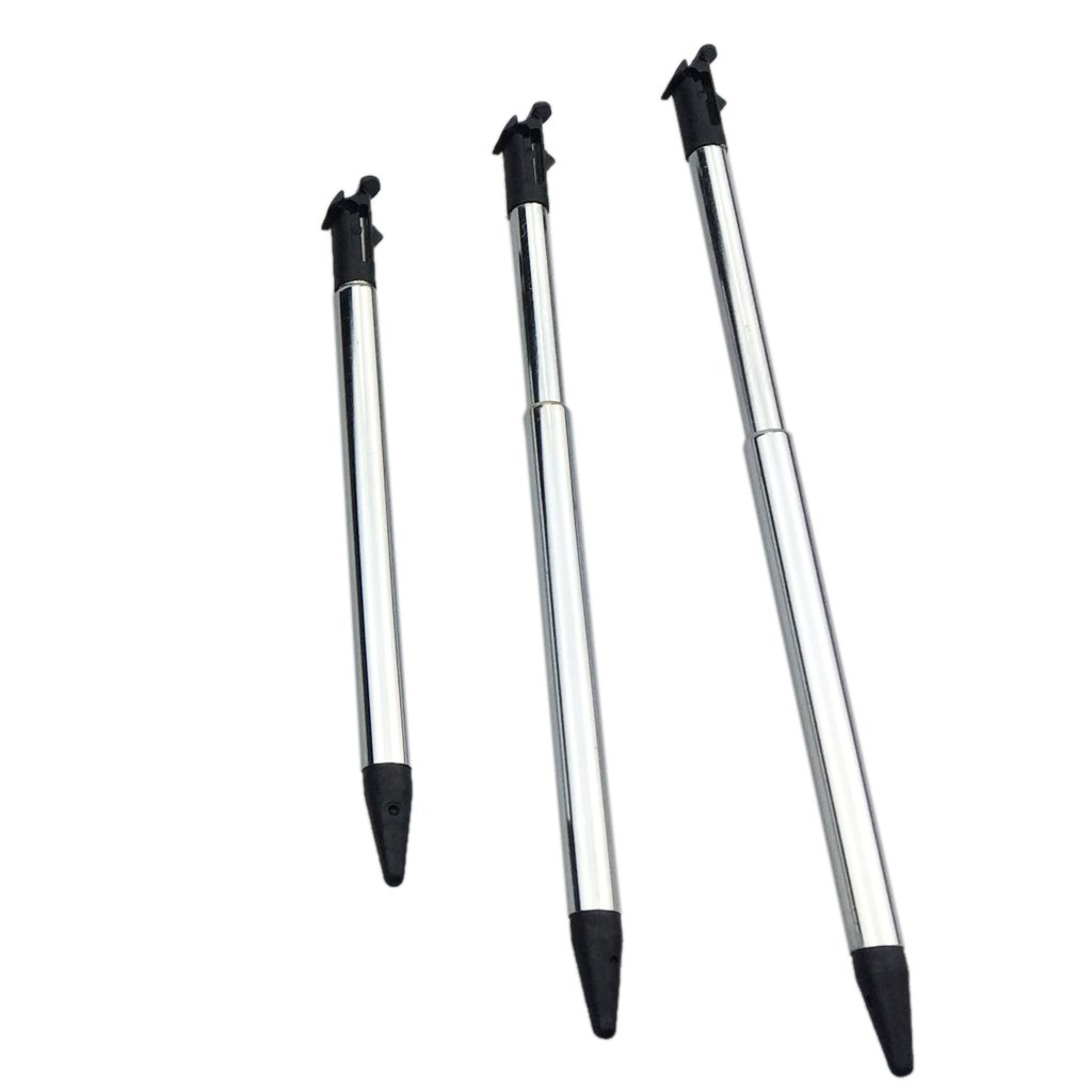 Lápiz táctil expandible de metal 3DS LL/XL para 3DS LL/XL portátil y control preciso