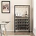 Giantex Freestanding Wine Rack for 32 Bottles & 16 Glasses, 4-Tier Storage & Stemware Racks, Multifunctional Wine Display Stand