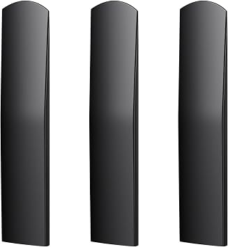 3 Pcs Plastic Clarinet Reeds 2.5, Bb Strength, Bass Reeds for Clarinet Traditional Style Resin Reed for Beginners Teachers Students Players Music Lovers