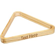 Personalized Custom Triangle Rack - Customize Your Billiard Setup