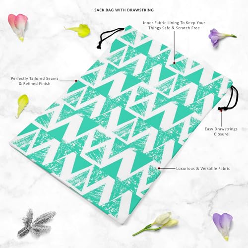 Image of ArtzFolio Geometrical Behaviour D2 | Reusable Sack Bag | Bag for Gym, Storage, Vegetable & Travel