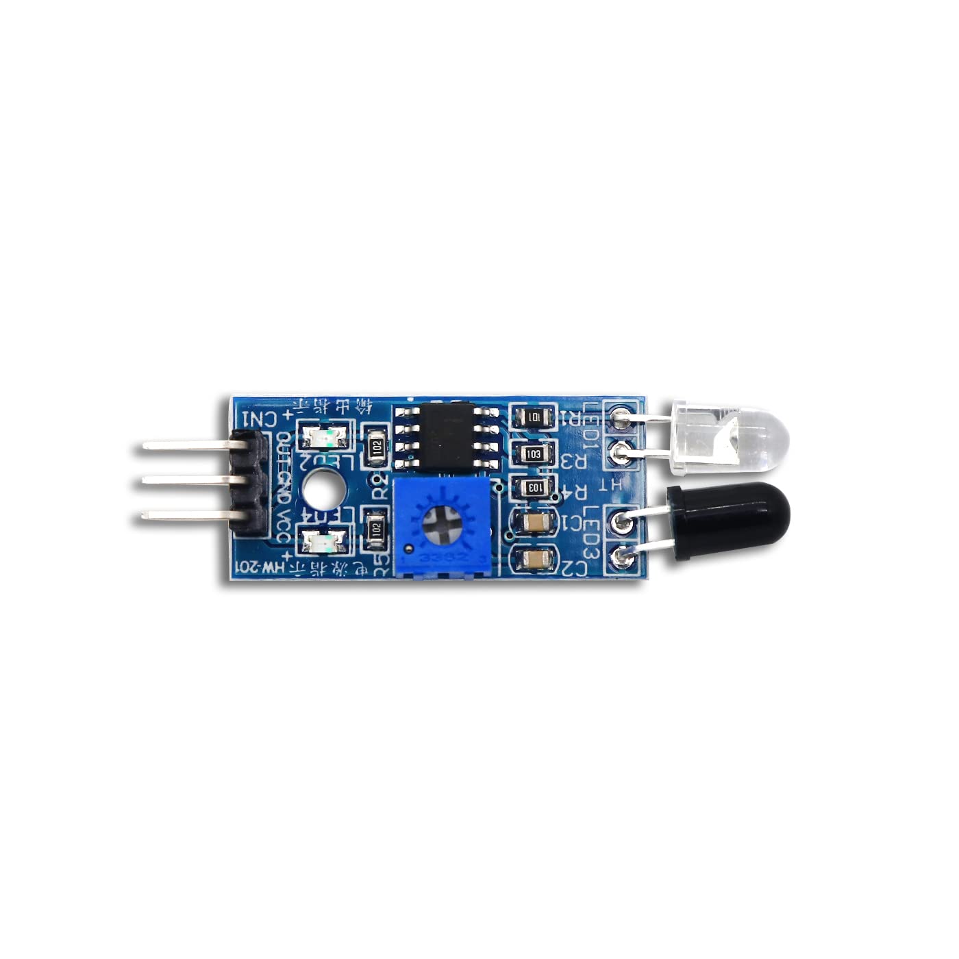 Electronic Spices IR Infrared Sensor Module Reflective Photoelectric Light for Arduino UNO