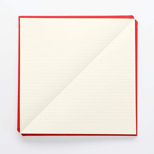 Miniatura 2 de Triangle - Cuaderno de tapa dura, diseño único, color rojo y marfil