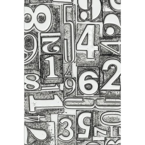 3D Doku Kalıbı - Tim Holtz Numbered