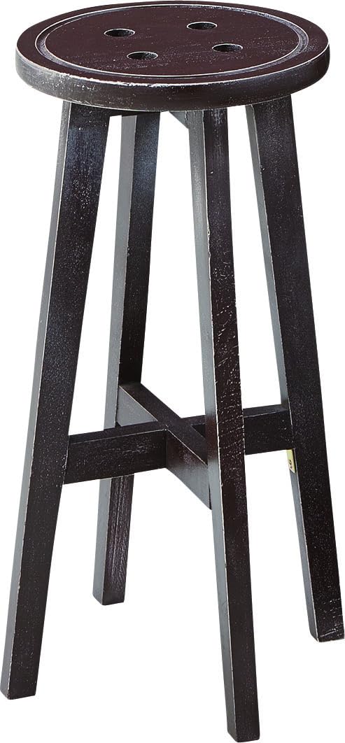 Amazon｜AZUMAYA ハイスツール ボットーネ ブラウン色 CL-222BR