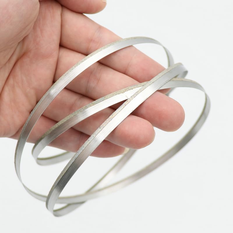 1570MM/62 Inch Replacement Stained Glass Diamond Coated Band Saw Blade Diamond Saw Blade for Diamond Band Saw Blade Machine