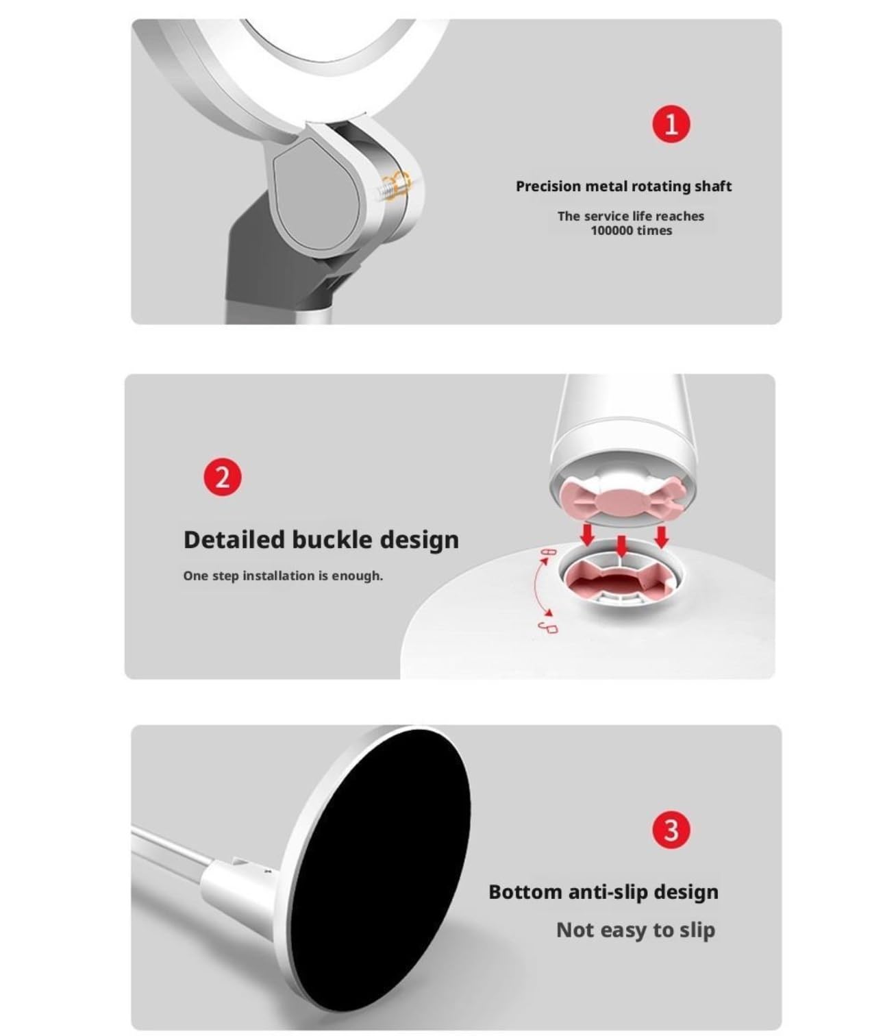 Hogar Lampara Escritorio Lámpara De Escritorio LED Regulable con Control Táctil Y Batería 3600 MAh For Estudio Flexo Escritorio