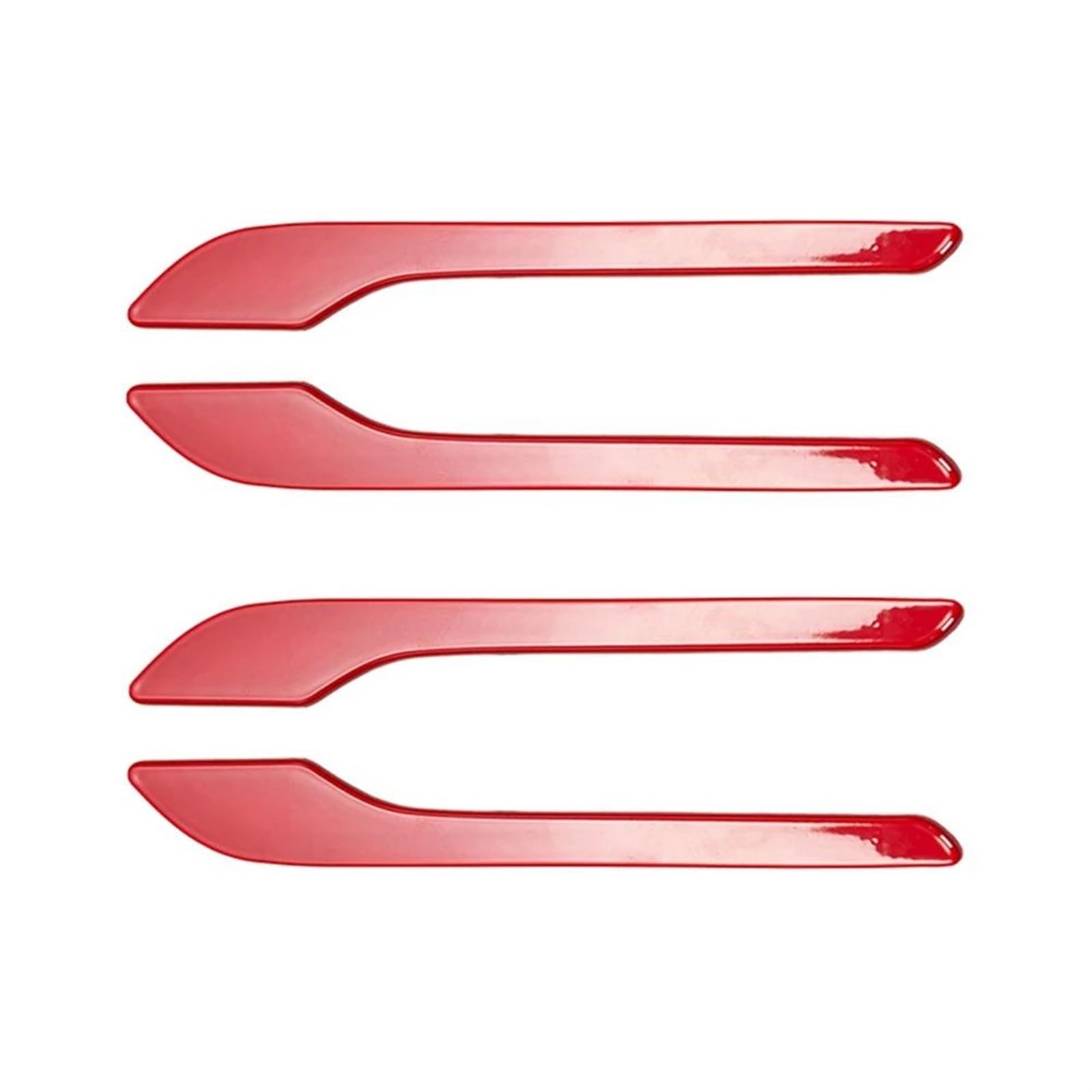 Noheeu Rosso Car Accessories Door Handle Cap Decorative Outer Cover Shell For Tesla For Model 3 Y 2021(Rosso)