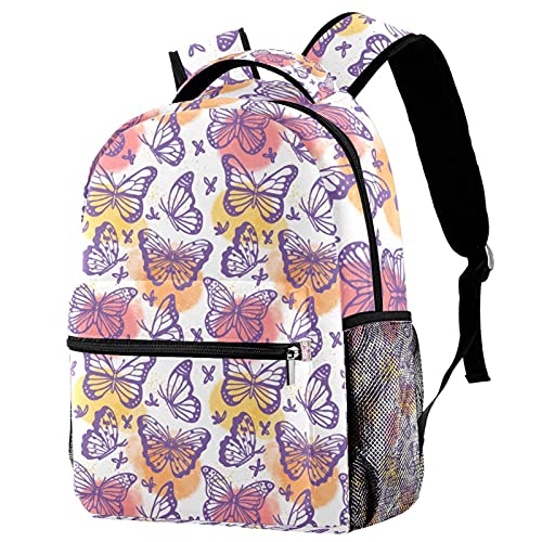 Petit sac à dos rose plumes de paon, une idée cadeau idéale pour filles et femmes