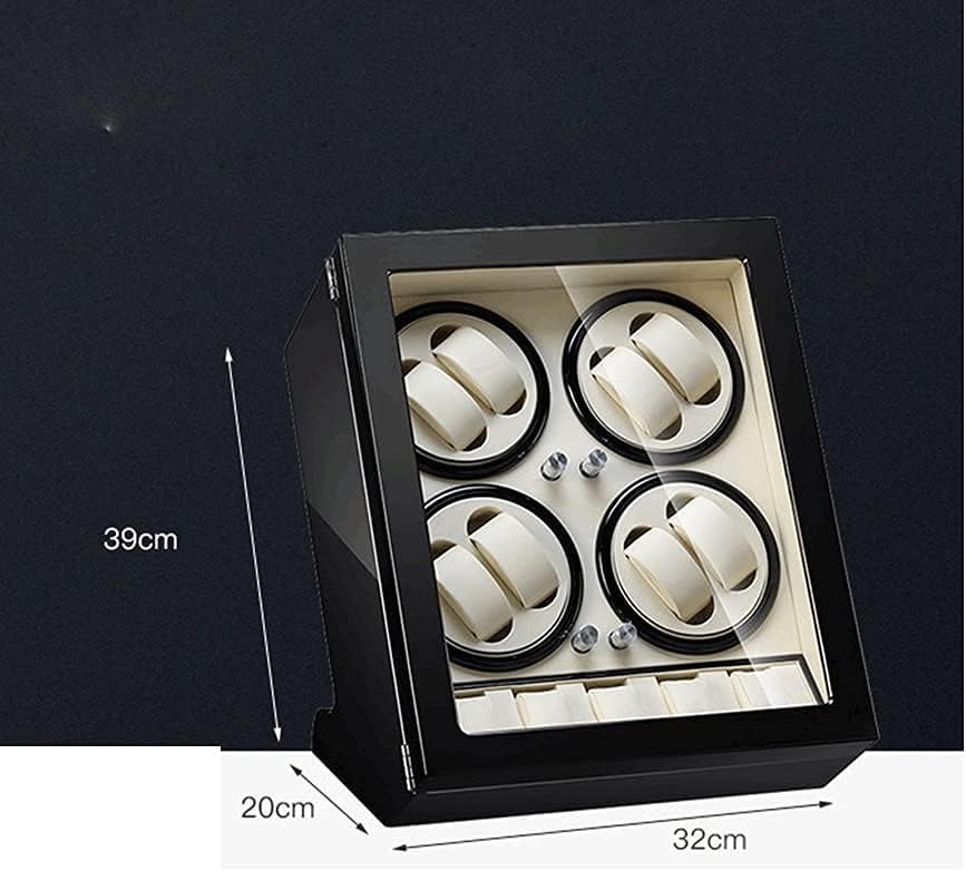 Watch Winders Automatic Watch Winder Box Ultra-Quiet Japan Motor with 5 Modes Control for Self-Winding Watch 8+5，B