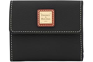 Dooney & Bourke Pebble Grain Small Flap Credit Card Wallet