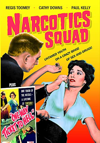 DVD Narcotics Squad One Way Ticket to Hell 1955 con codificación original de Región 1 2