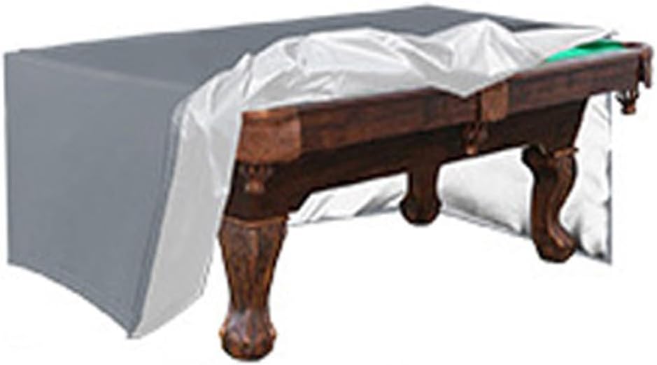 Billiard Table Cover,Dust Billiard Table Protective Accessories Durable Oxford Furniture Protection Protects Your Snooker Table from Dust, Pet Hair, Sun Rays & Rain (Green, 8FT)