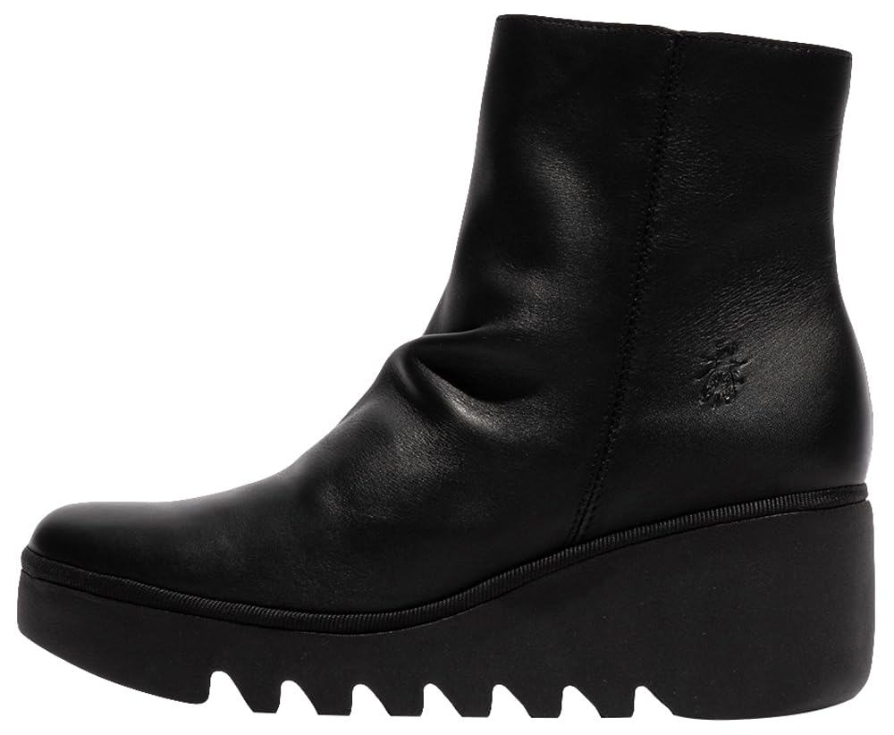 Fly London Women's BAAN538FLY Ankle Boot, Black, 6 UK