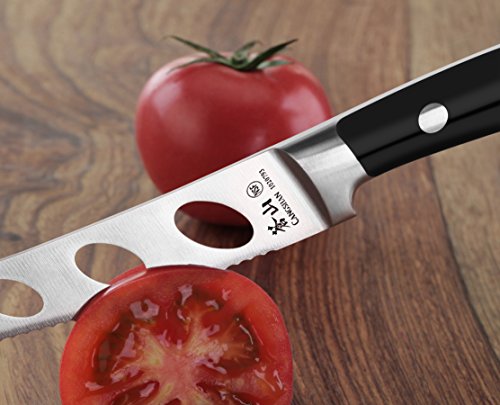 Cangshan Ts Series 1020809 Swedish 14C28N Steel Forged 5-Inch Tomato/Cheese Knife And Wood Sheath Set #TOP5