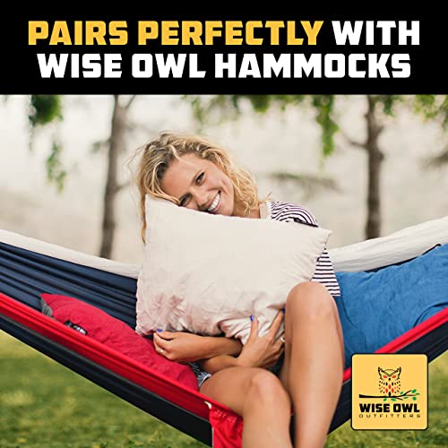 Wise Owl Outfitters Camping Pillow - Travel Pillow, Camping Accessories For Backpacking And Travel - Compressible Memory Foam Pillow - Small/Medium #TOP6