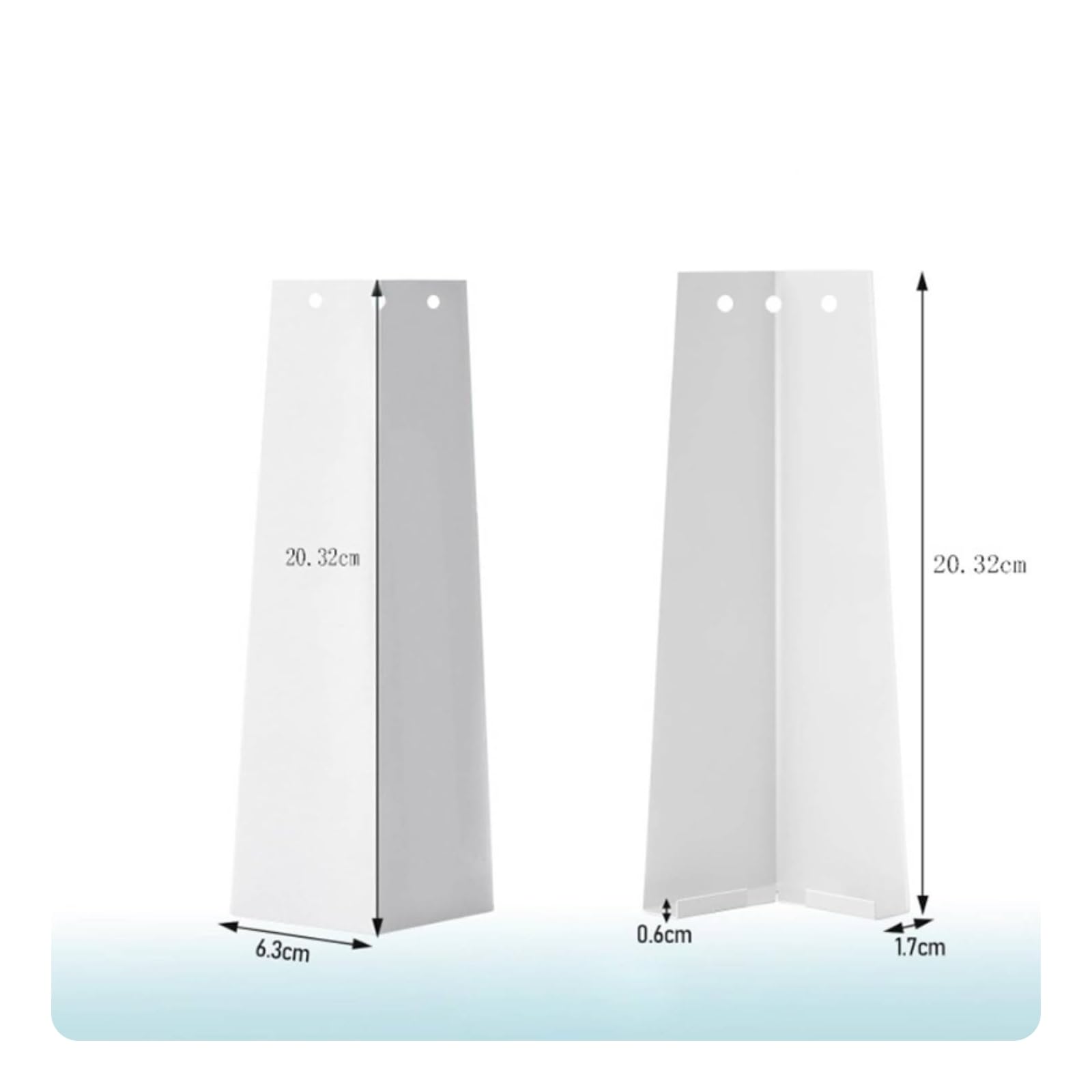 Qianly 8 Piè Cvre-Angle Bardage Extérieur en Aluminium Facile à Italler Cornière Bardage en Aluminium Pratique pr Travaux Extérieurs