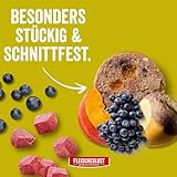 Fleischeslust Hundewurst | Ziege & Lamm mit Steckrübe, Kürbis & Heidelbeere | Futterbox (6x800g) | Nassfutter | schnittfest | getreidefrei | Alleinfuttermittel für ausgewachsene Hunde