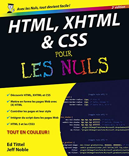 Télécharger HTML, XHTML et CSS 2e Pour les nuls livre En ligne