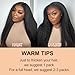 Kinky Straight Clip ins 8Pcs 110g 18 Inch Clip in Hair Extensions Real Human Hair Yaki Straight Clipins for Black Women Full Head Brazilian Remy Hair Extensions Double Weft 20 Clips