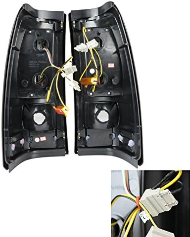 Spec-D Tuning LT-SIV99GLED-TM Chevy Silverado Gmc Sierra Fleetside Smoked Led Tail Lights