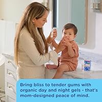 Mommy's Bliss Organic Little Gums Soothing Massage Gel Day and Night Combo, Great for Teething Babies, Age 2 Months+, Sugar Free, Mild & Sweet Flavor, 2 - 0.53 Oz Tubes (Pack of 1) — image 4