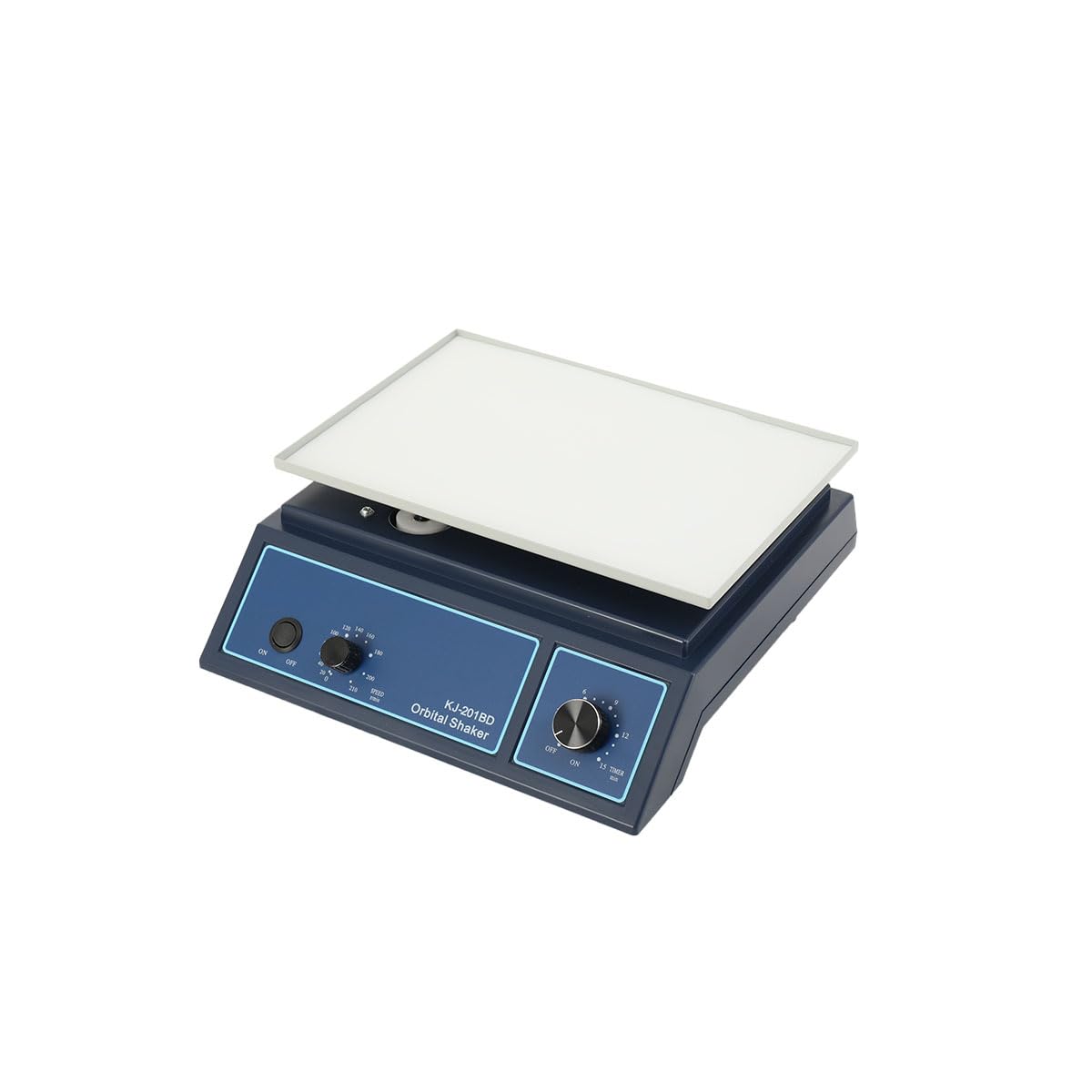 KJ-201BD Orbital Shaker, Einstellbare 20-210 RPM, Orbital Rotator Schüttler | zeitgesteuerte und kontinuierliche Modus, 10W Labor-Rotationsoszillator-Mischer für Chemisches & Biologisches