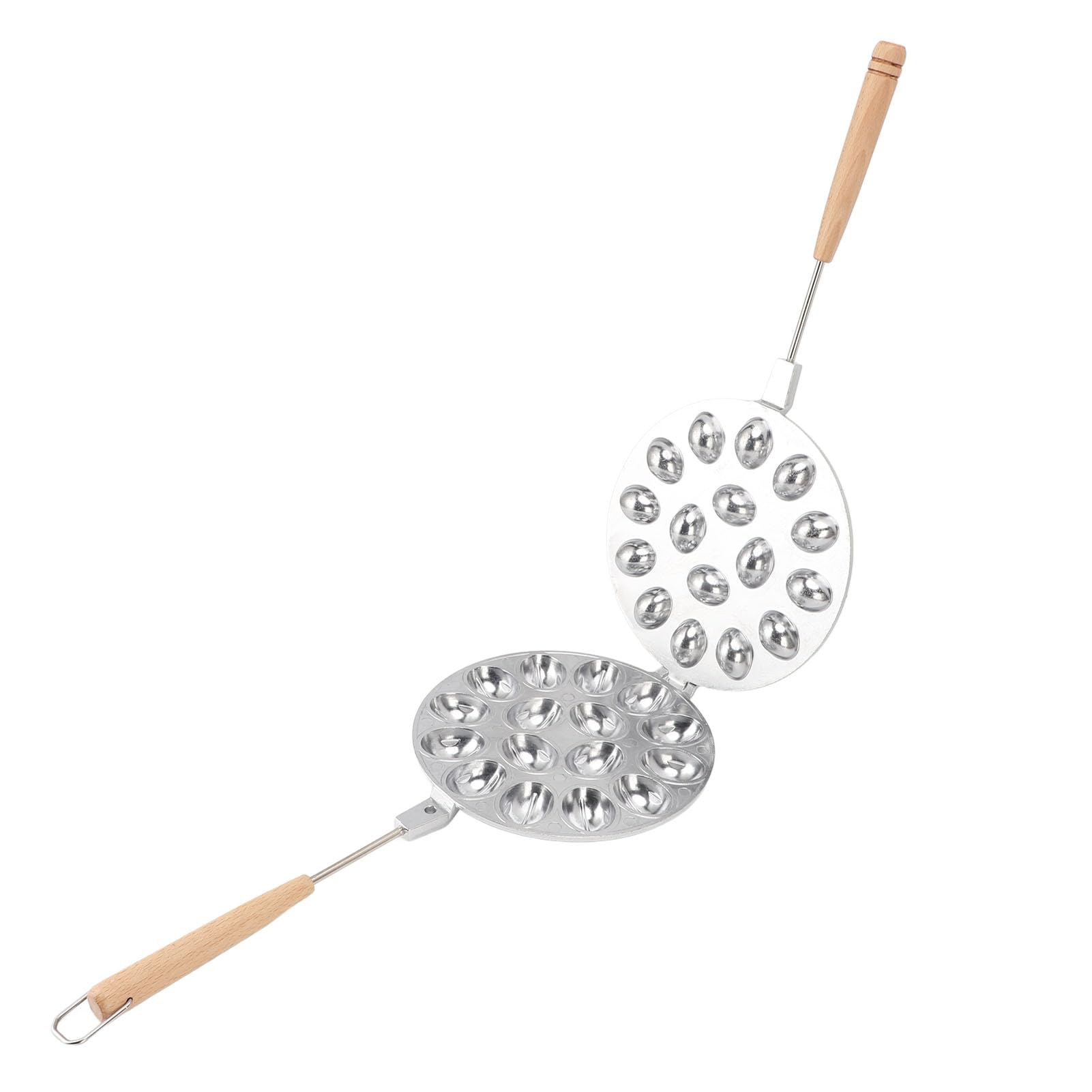 Molde para Galletas Ovalado Antiadherente de 16 Cavidades Molde de Aleación de Aluminio para Repostería Casera (Tipo 2)