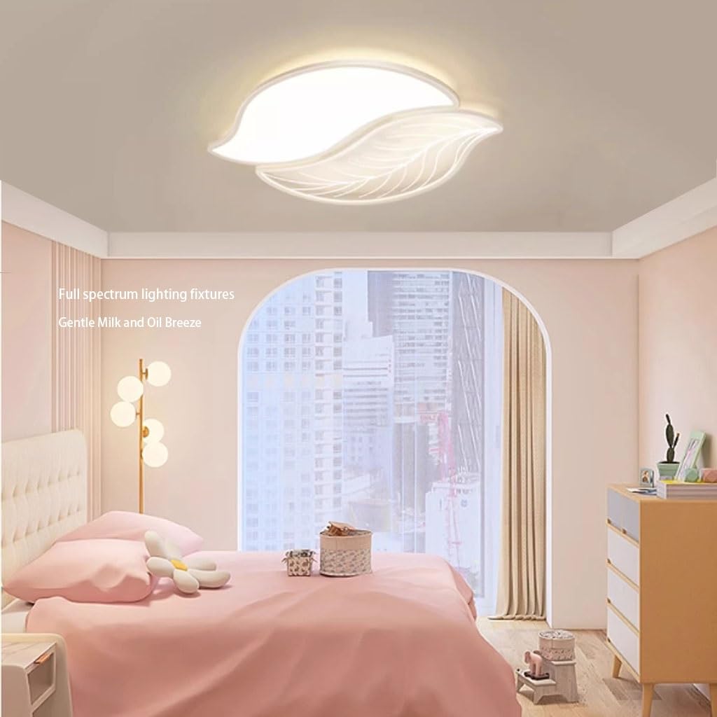 Harpochten LED Ceiling Light, Creative Children's Room Lamp, Dimmable With Remote Control, Girl, Boy, Bedroom, Children's Ceiling Lamp, Baby Room, Teenager's Room, Children's Room, Dining Room(Color:W