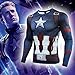 Captain America Men's Compression Shirt 3D Print T-Shirt